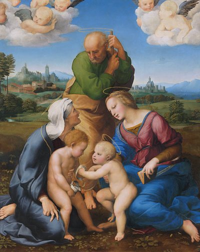 Canigiani Holy Family by Raffaello Sanzio Raphael